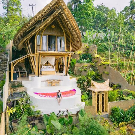Villa Danaswari Bali Bamboo House Selat Esterno foto