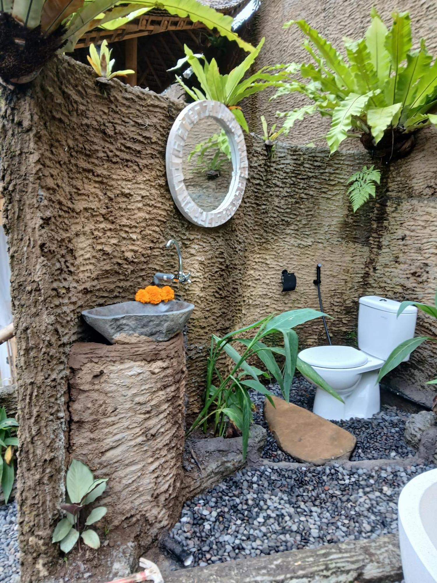 Villa Danaswari Bali Bamboo House Selat Esterno foto