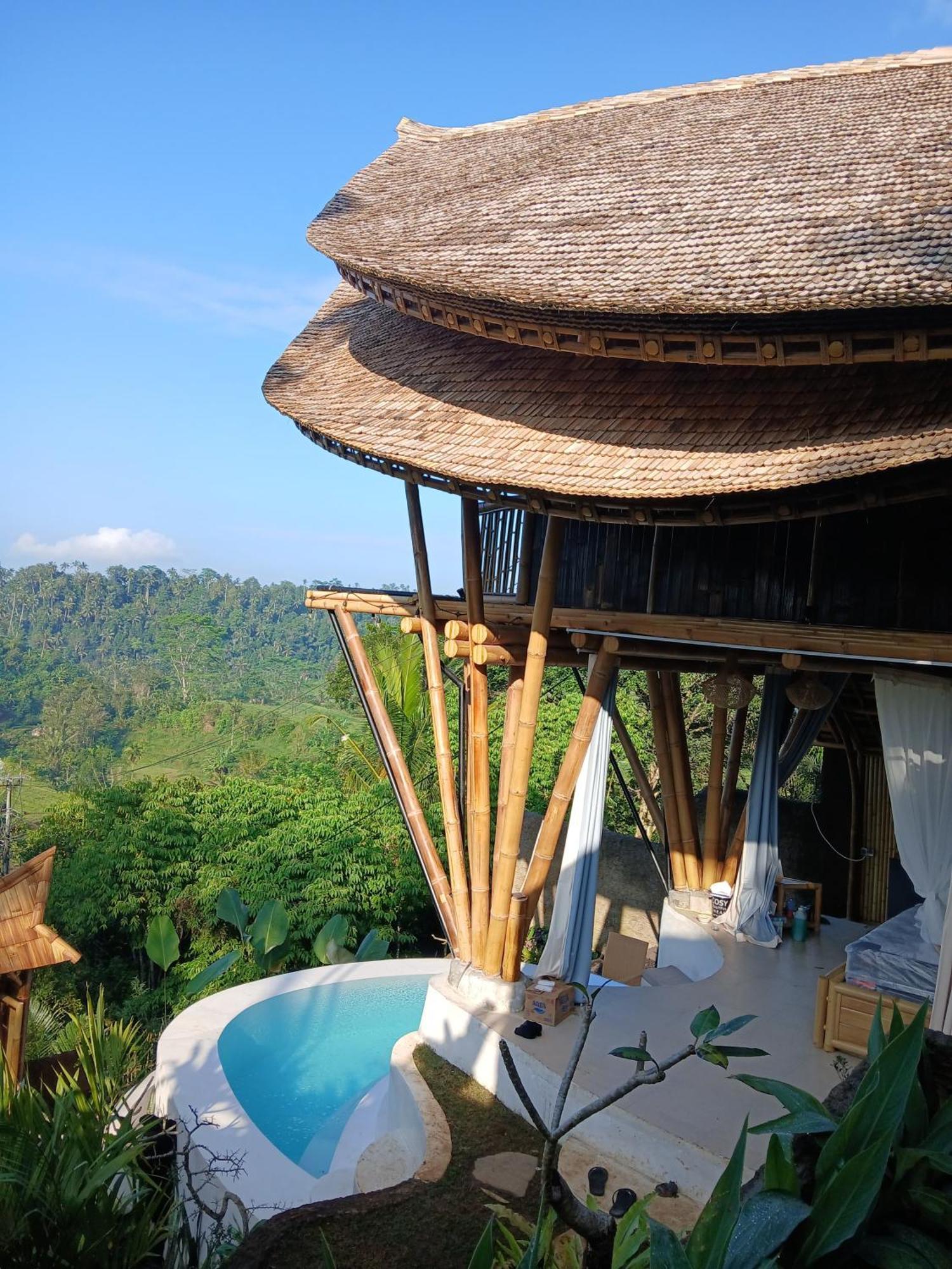 Villa Danaswari Bali Bamboo House Selat Esterno foto