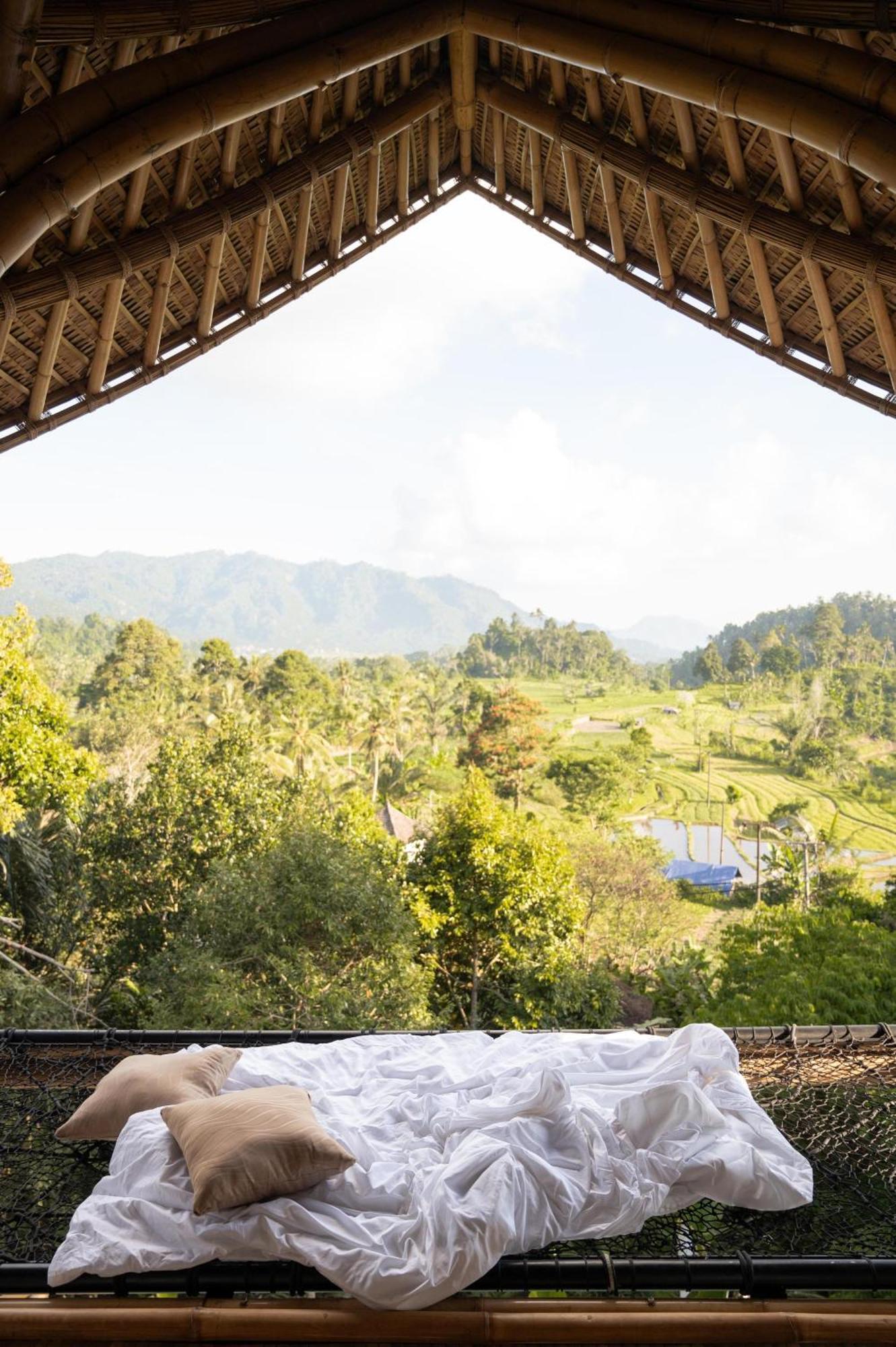 Villa Danaswari Bali Bamboo House Selat Esterno foto